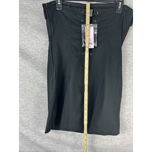 Wild Fable Women's Twill Tube Bodycon Dress Black Size Medium - Picture 11 of 13